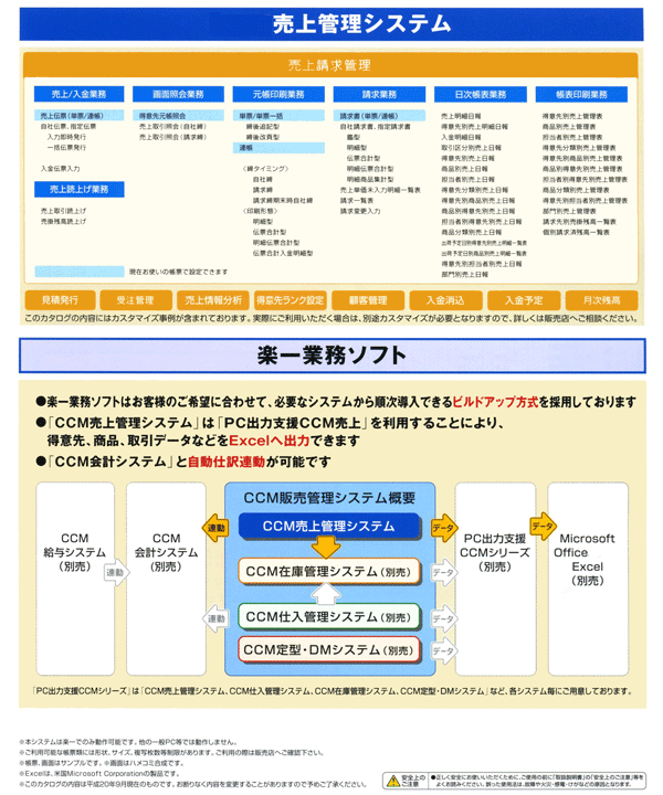 楽一販売管理ソフト4
